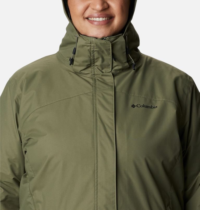 Women's Columbia Bugaboo II Interchange Fleece Jackets Olive | Plus Size CA-K513L